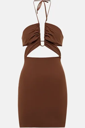 Nensi Dojaka Halterneck minidress