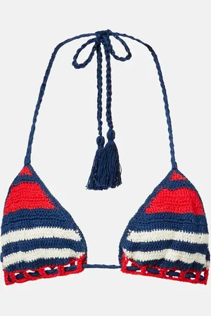 ANNA KOSTUROVA Gabrielle crochet cotton bikini top