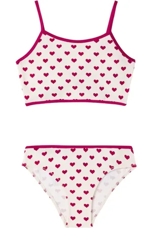 Konges Sløjd Bowie bow-detail printed bikini