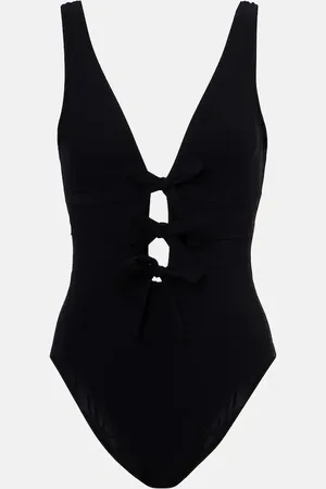 Karla Colletto Lenora bow-detail swimsuit