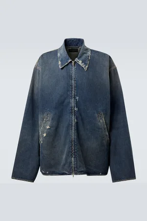 Balenciaga Distressed denim jacket