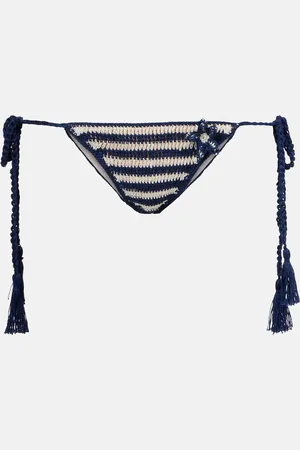 ANNA KOSTUROVA Gabrielle crochet cotton bikini bottoms