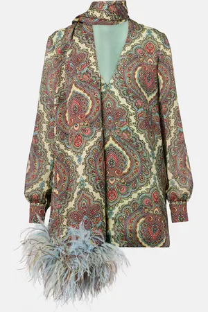 VALENTINO Voyage Imaginaire silk georgette blouse