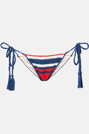 ANNA KOSTUROVA Gabrielle crochet cotton bikini bottoms
