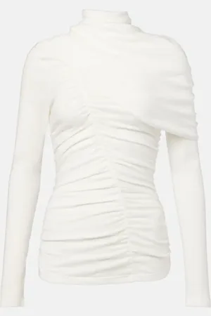 MAGDA BUTRYM Draped cotton blouse