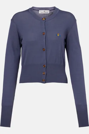 Vivienne Westwood Bea Orb cropped cotton cardigan
