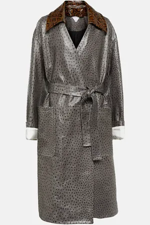 Bottega Veneta Embossed leather coat