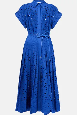 Rebecca Vallance Floral cotton lace shirt dress