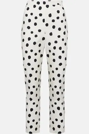 Adriana Degreas Cotton-blend capri pants