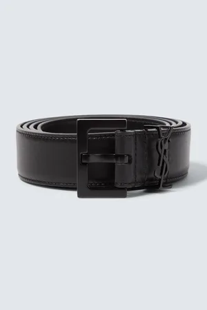 Saint Laurent Cassandre leather belt