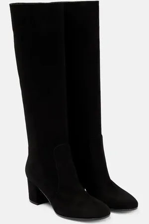 Gianvito Rossi Suede knee-high boots