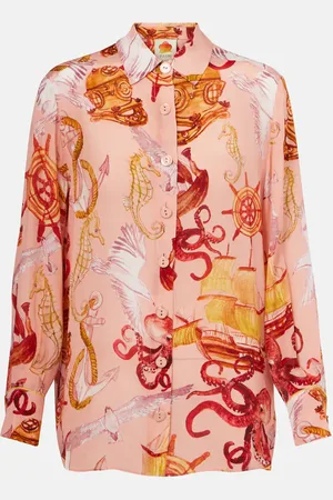 Farm Rio Nautical Wonder printed shirt