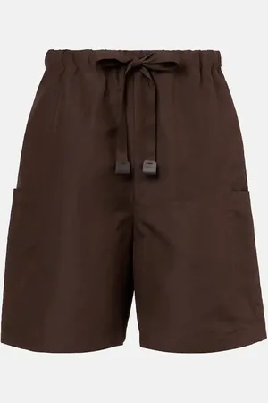 Max Mara Quebec linen and silk shorts