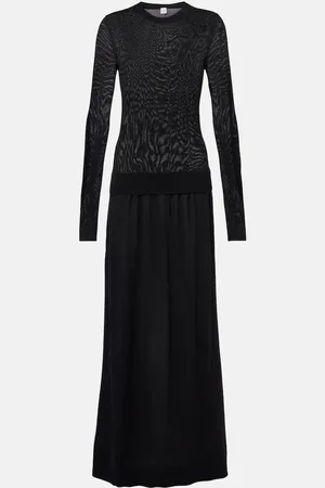 Totême Silk-blend maxi dress