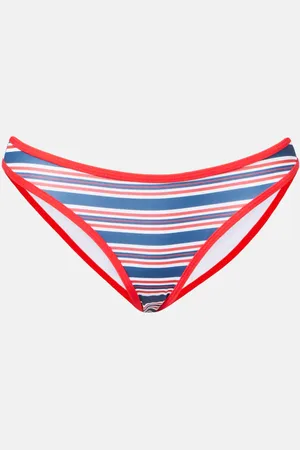 Jade Swim Most Wanted striped bikini bottoms