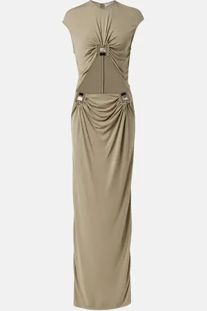 CHRISTOPHER ESBER Duo Bezel Quartz jersey maxi dress
