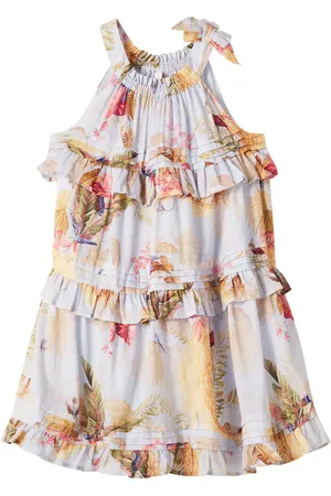 ZIMMERMANN Rhiannon floral tiered cotton dress