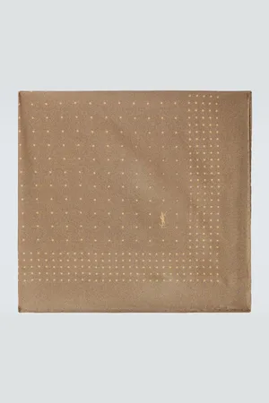 Saint Laurent Silk pocket square