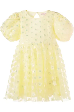 Konges Sløjd Sally floral sequined tulle dress