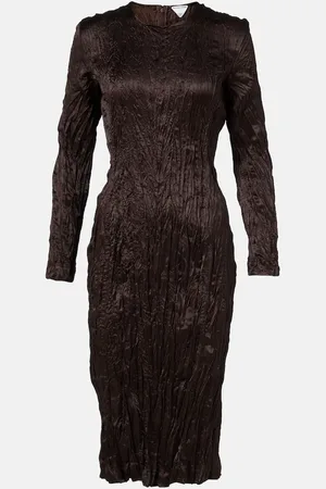 Bottega Veneta Satin midi dress