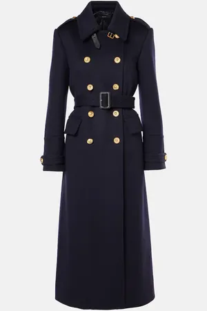 Tom Ford Belted virgin wool felt coat