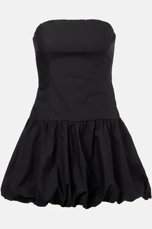 FAITHFULL THE BRAND Saskia strapless cotton minidress