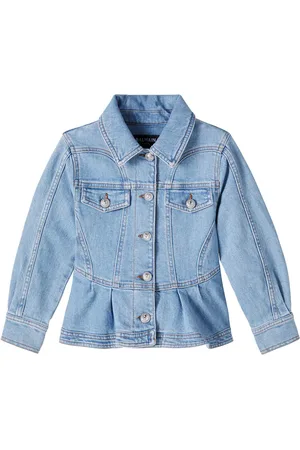 Balmain Peplum denim jacket