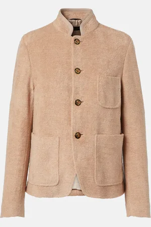 Loro Piana Spagna Mini linen and cotton terry jacket