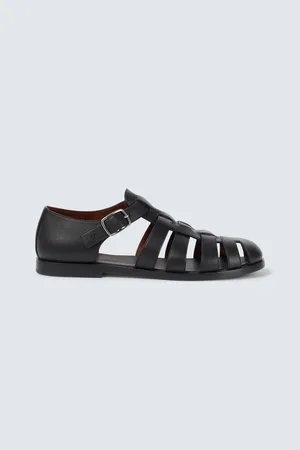 Loro Piana Maxime Walk leather fisherman sandals