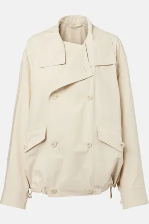 LEMAIRE Technical cropped trench coat
