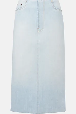 Acne Studios Denim midi skirt