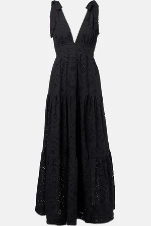 POUPETTE ST BARTH Perla embroidered cotton maxi dress