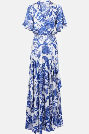 POUPETTE ST BARTH Mabelle satin maxi dress