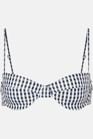 FAITHFULL THE BRAND Farrah gingham bikini top