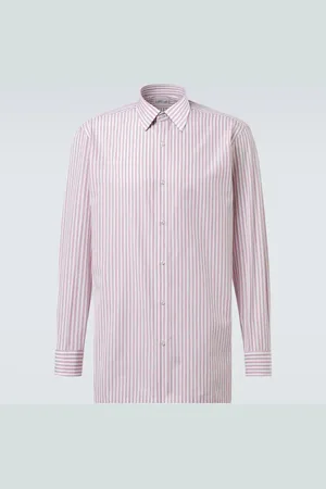 Charvet Striped cotton poplin shirt