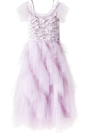 Tutu Du Monde Sequined ruffled tulle dress