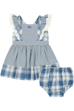 Ralph Lauren Baby checked cotton dress