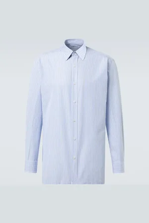 Charvet Striped cotton poplin shirt