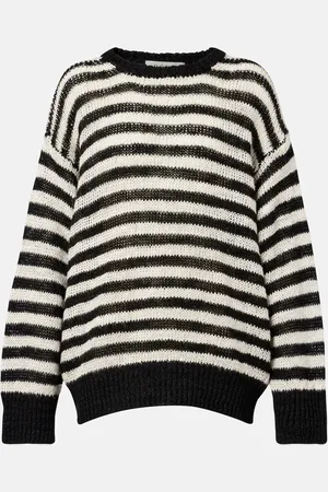 Rohe Striped linen-blend sweater