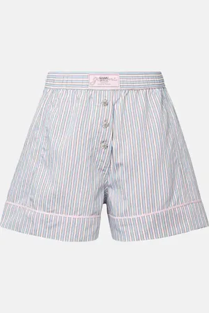 Ganni Striped Bermuda shorts