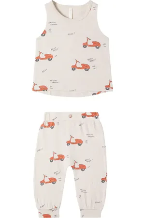 Rylee + Cru Baby cotton tank top and sweatpants set