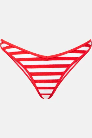 Jade Swim Vera striped bikini bottoms
