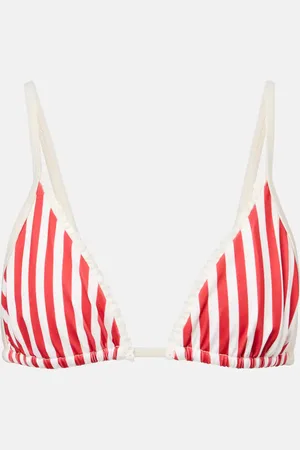 Bananhot Candy striped triangle bikini top