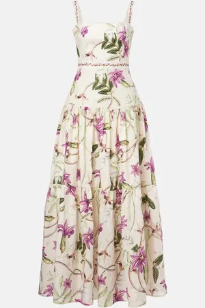 Agua by Agua Bendita Lima printed cotton maxi dress
