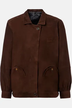 Blazé Milano Cleo suede bomber jacket