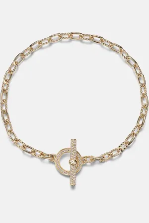 David Yurman DY MadisonÂ® 18kt chain bracelet with diamonds