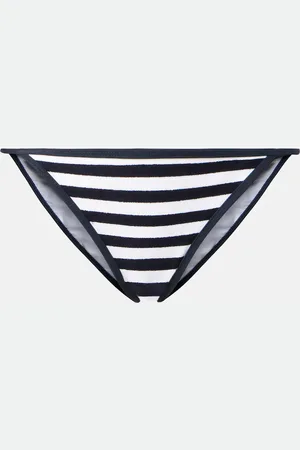 Jade Swim Bare Minimum striped bikini bottoms
