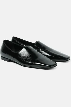 Totême Crinkled leather loafers