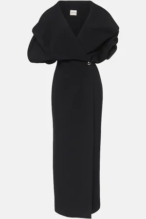 Khaite Truman puff-sleeve maxi dress