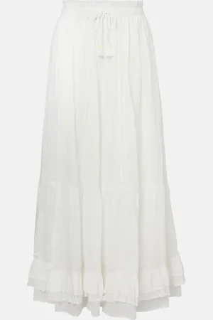 POUPETTE ST BARTH Clara cotton maxi skirt